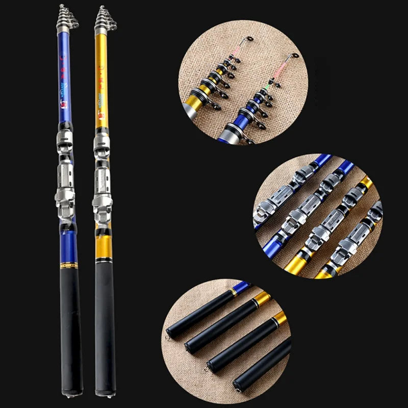 Casting Fishing Rod Fiberglass Spinning Mini Type Lightweight Lure Pole Soft Tail Guide Ring Ultra-Portable Sea River Lake Rod