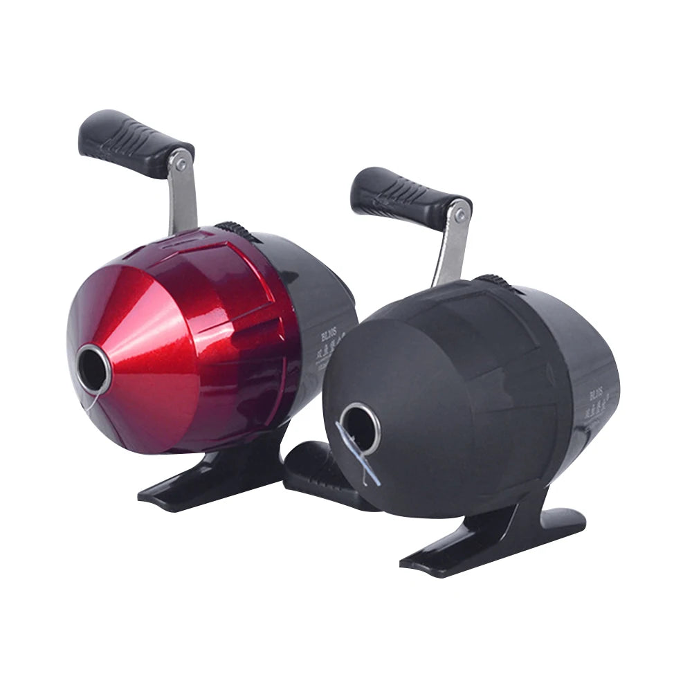 Slingshot Fishing Reel For Hunting Outdoor Archery Built-in Double Shake Fully Enclosed Angling Vessel Fishing Accessories Tools