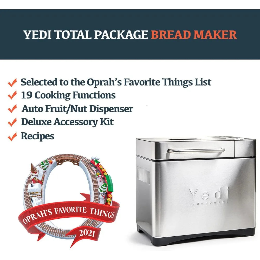 Total Package 19-in-1 Bread Maker, with Deluxe Accessory Kit