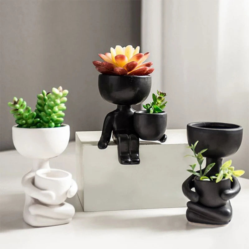 Modern Minimalist Style Beanie Mini Personality Decorative Vase Ornaments