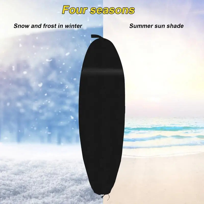 Surfboard Sockliner Printed Surf Longboard Bag Windproof Waterproof Dustproof Ski Protective Cover Multi-function Funboard Sock