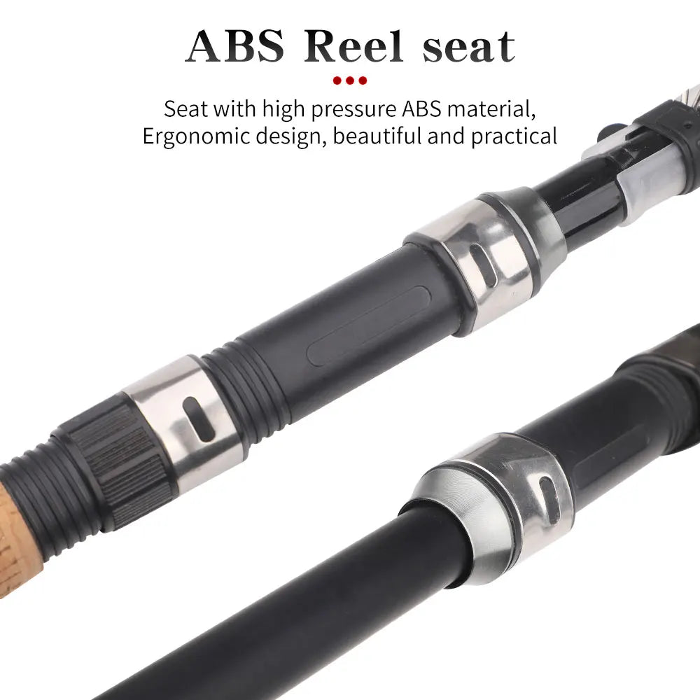 Telescopic Lure Rod Spinning Fishing Rod,Sea pole,Telescopic Design for Saltwater & Freshwater Fishing (1.8-3.0M)