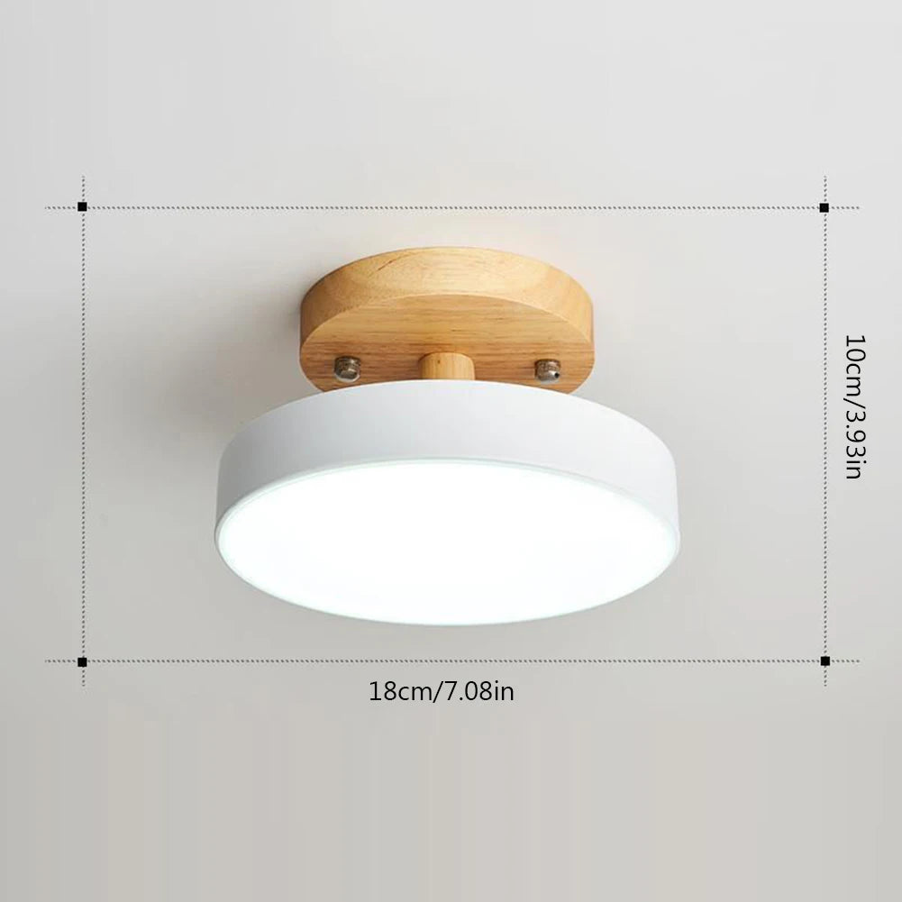 LED Indoor Lighting Energy Saving Flush Mount Ceiling Light Protect Eyes Easy Installation Durable Dimmable for Bedroom Bathroom