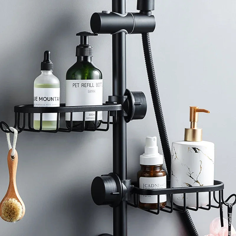 Bathroom Faucet Storage Rack Shower Soap Holder Bathroom Organization Shower Shelves Bathroom Accessories