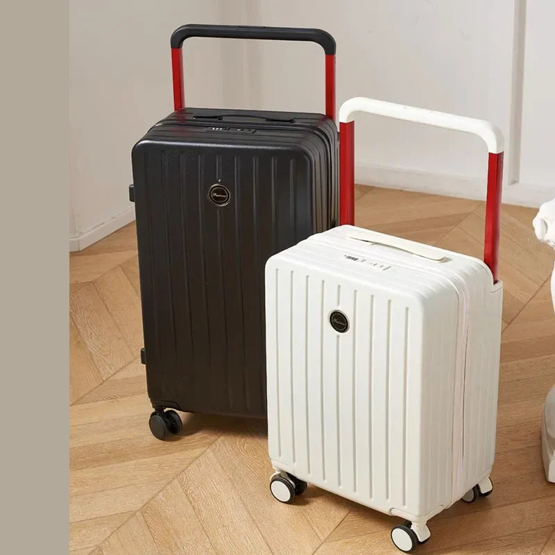 2024 New Fashion Trolley Case Large Capacity Hand Luggage Zipper Travel Suitcase 20"22''24''26'' Boarding Suitcase