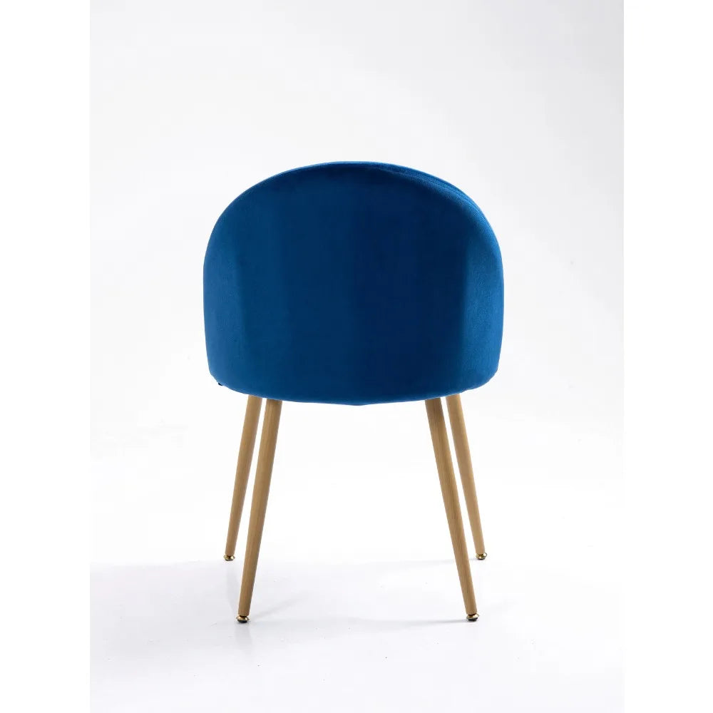 Modern Accent Chair, Navy Blue