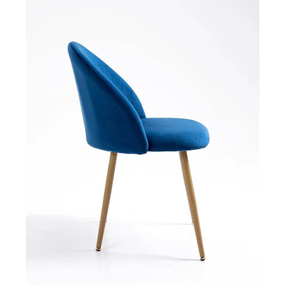 Modern Accent Chair, Navy Blue