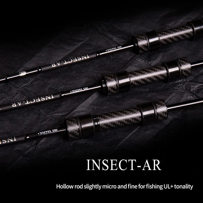 Ultra Light Fishing Rod Carbon Fiber Spinning and Casting Lure Pole Bait Weight 1-9g Line Weight 1-6LB Fast Trout Fishing Rods