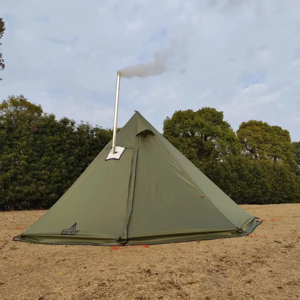 MCETO TX400Ultra Stove Tent,Height Adjustable Tipi Hot Tent Winter Camping Hunting Trip Equipment