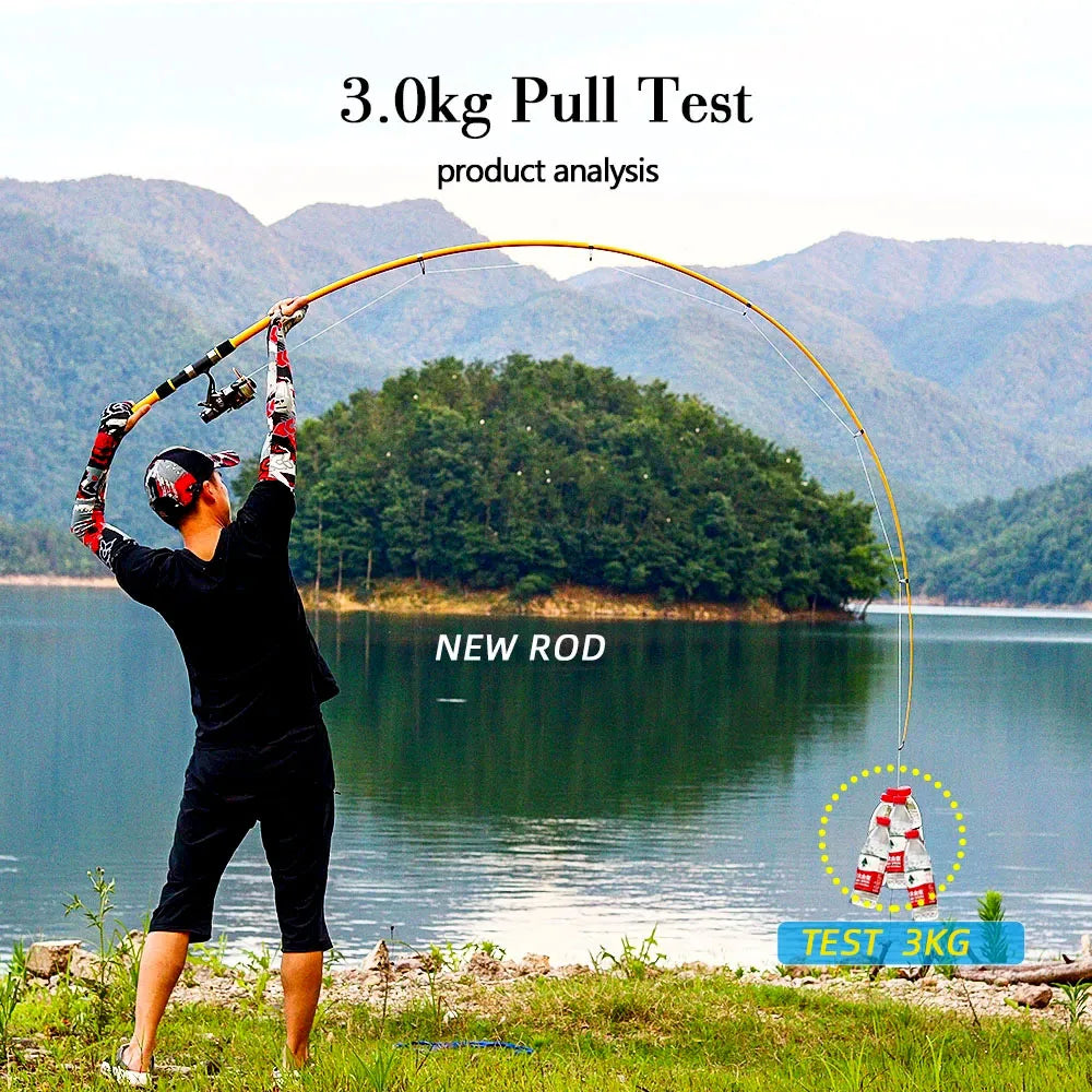 Telescopic Fishing Rod Spinning fly Carp Feeder carbon fiber Pesca 2.7M 2.4M 2.1M 1.8M  Mini travel Rod  Reel Spinning