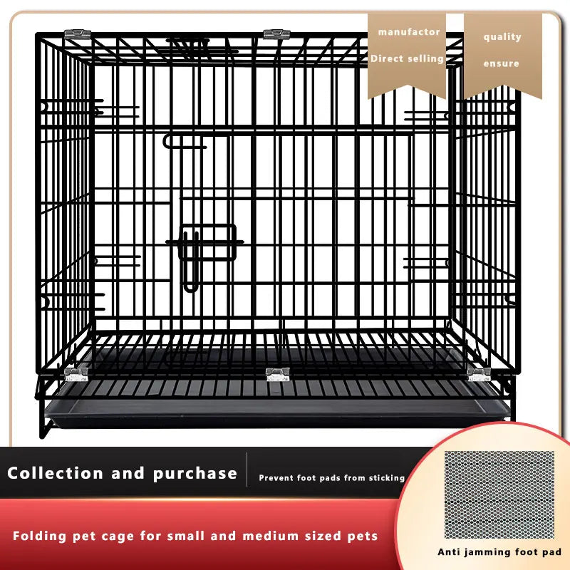 Stainless Steel Pet Kennel Breathable Metal Mesh Cage luxury small pet dog cages For Sale