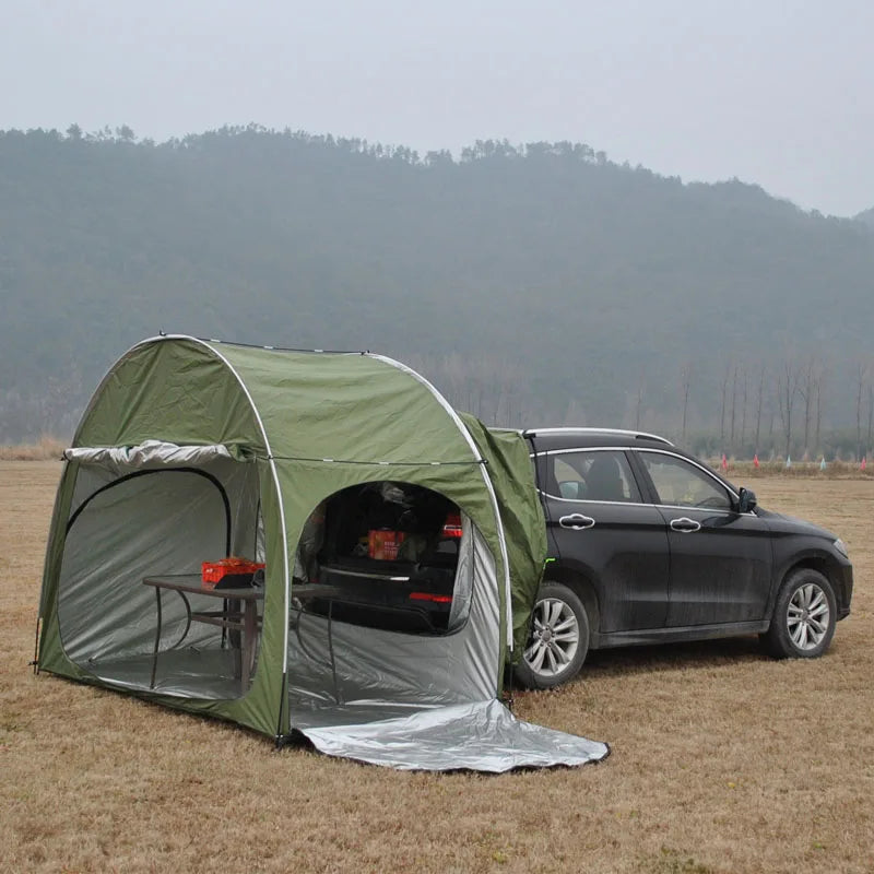 SUV Car Rear Tent Bicycle Storage Tent Outdoor Camping Travel Tents Waterproof Multipurpose Large Space Camping Equipment