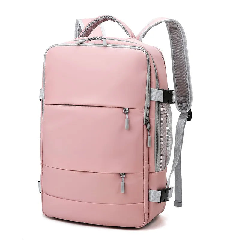 Pink Backpacks Female Outdoor Luggage Bag Women Travel Backpack Multifunction Large Capacity Sport Backpack Mochila Viaje