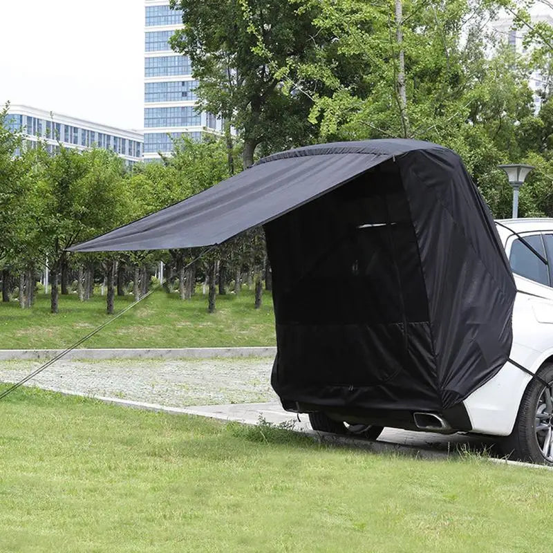 Car Rear Tent Camping SUV Awning Shelter All-Purpose SUV Car Tailgate Shade Awning Foldable For SUV MPV Outdoor Travel dropship