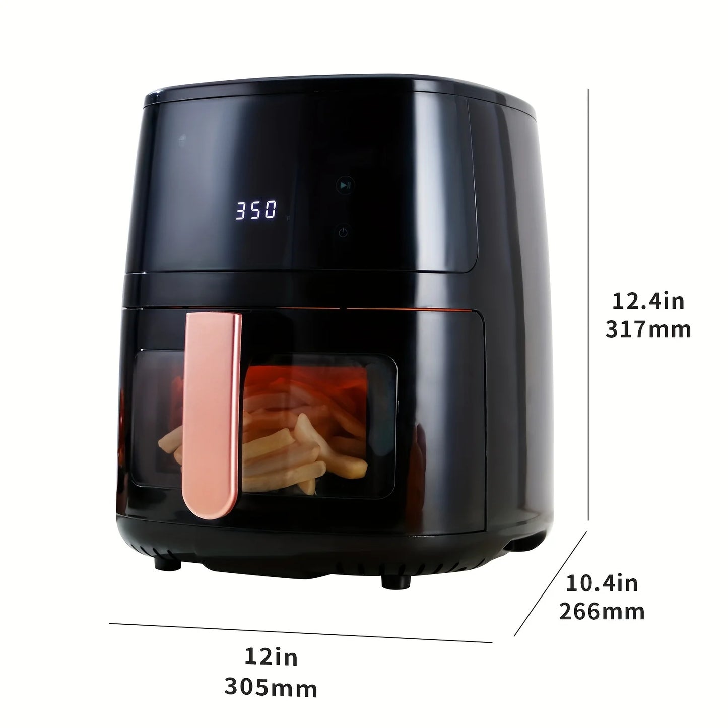 Air Electric fryer  4.7 QT Household multifunctional intelligent oil-free smokeless electric Large capacity airfryers