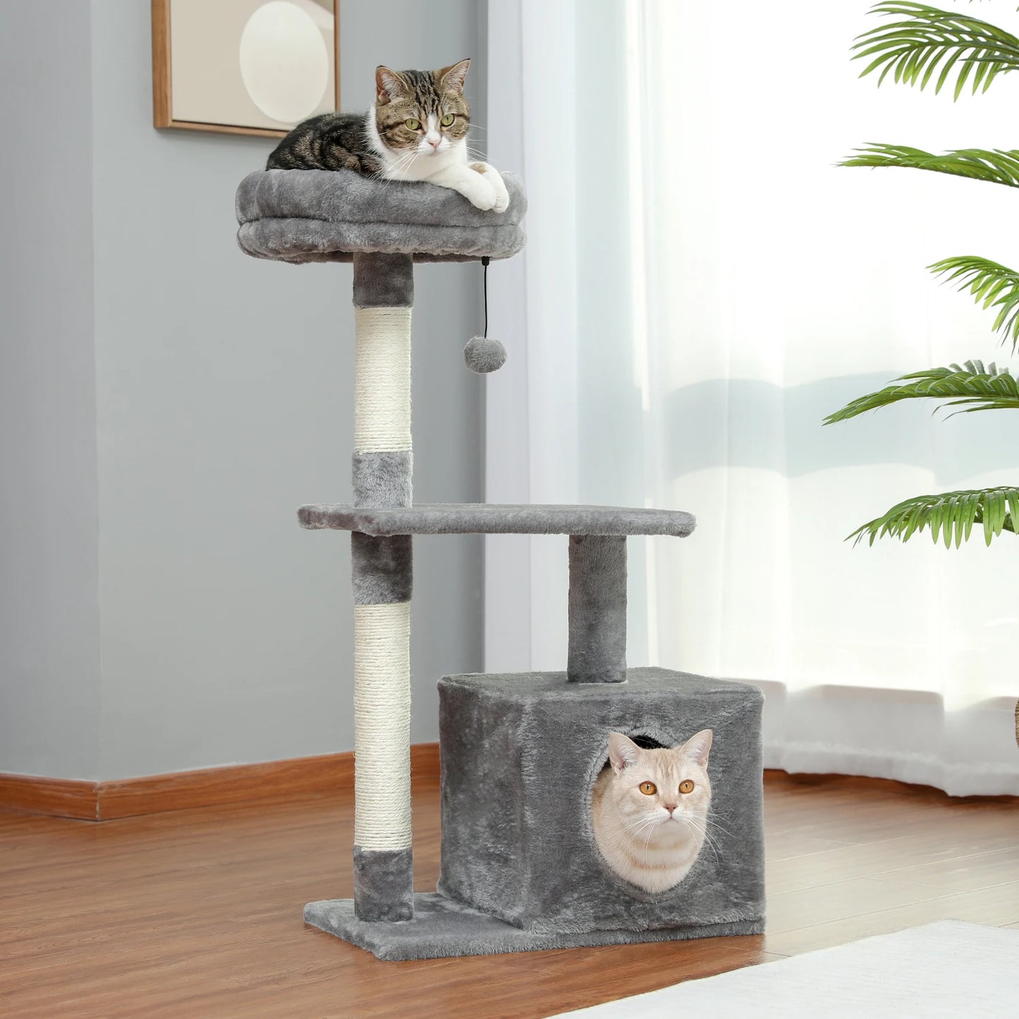 Domestic Delivery Cat Climbing Frame Cat Scratching Post Tree Scratcher Pole Furniture Cat Toy plac zabaw dla kota Pet Products