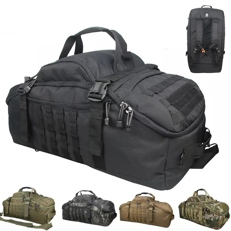 40L 60L 80L Waterproof Travel Bags Large Capacity Luggage Bags Men Duffel Bag Travel Tote Weekend Bag Military Duffel Bag