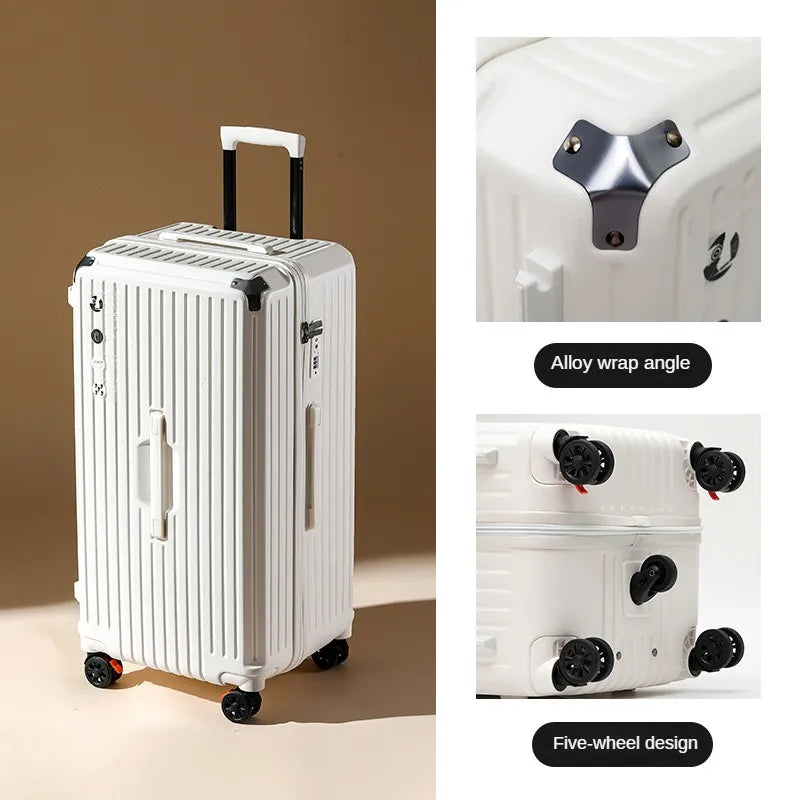 Travel Suitcase Super Light and Large Capacity Universal Luggage Strong and Durable Brake Password Universal Wheel Trolley Case