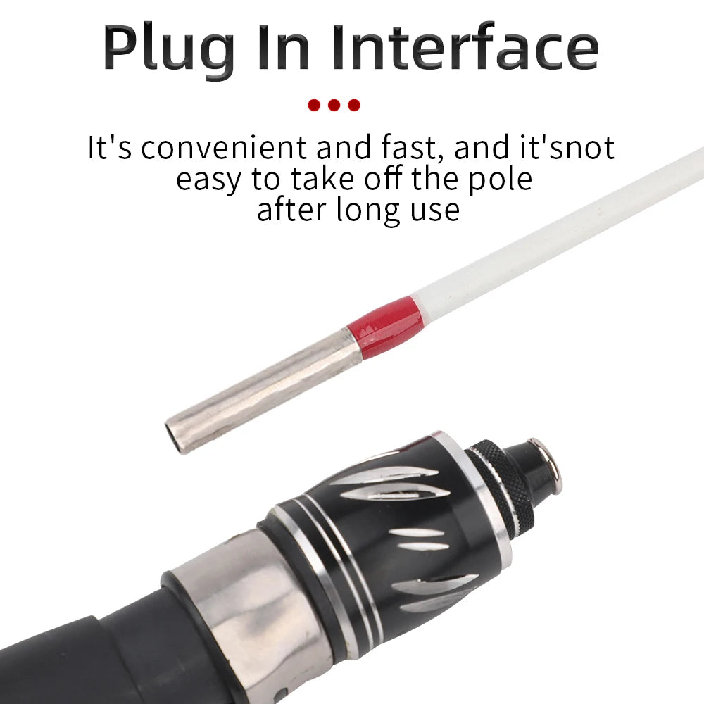 Ice Fishing Rod, Ultralight Winter Shrimp Ice Fishing Pole Portable Fishing Accessories 60cm/23.6in 70cm/27.6in,with out fishing