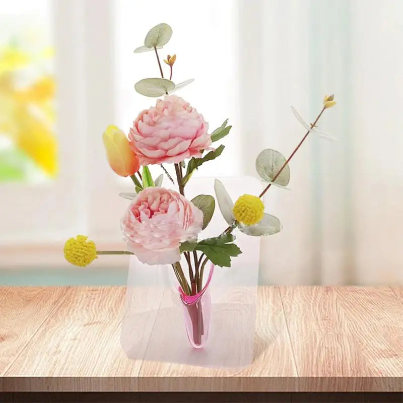 Picture Frame Vase Modern Acrylic Vase Small Clear Flower Vase Modern Vase For Bedroom Centerpiece Bookshelf Wedding Living Room