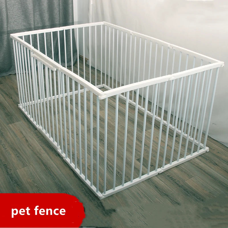 Dog Fence Pet Fence Octagonal Fence Dog Cage Indoor Small Dog Kennel Fold DIY Dog Gate  Dog Cages Kennels  Free Combination