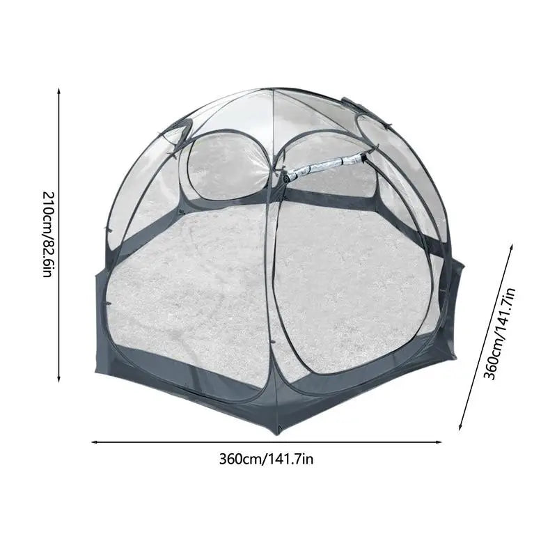 Outdoor transparent Tent Waterproof Dustproof Bubble Tent Breathable Tent For Camping Glamping Parties Foldable Bubble House