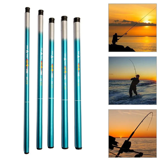 1.5/1.8/2.1/2.4/2.7/3.0/3.6m Carbon Fiber Fishing Rod Telescopic Ultra-light Hard Pole for Stream Freshwater Fishing Pole