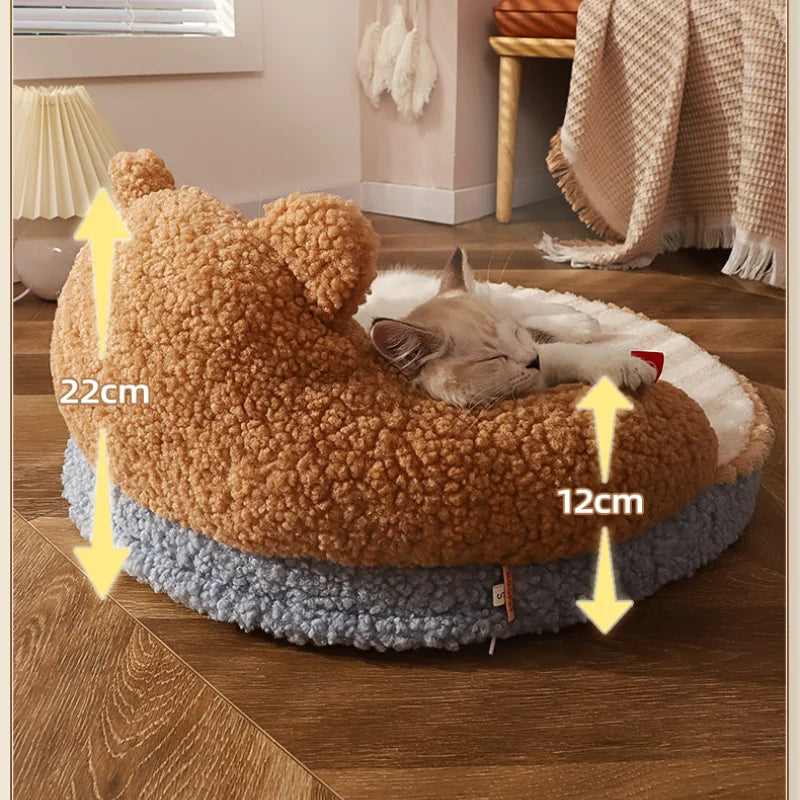 Dog Bed Padded Cushion for Small Big Dogs Sleeping Beds and Houses for Cats Super Soft Durable Mattress Removable Pet Mat