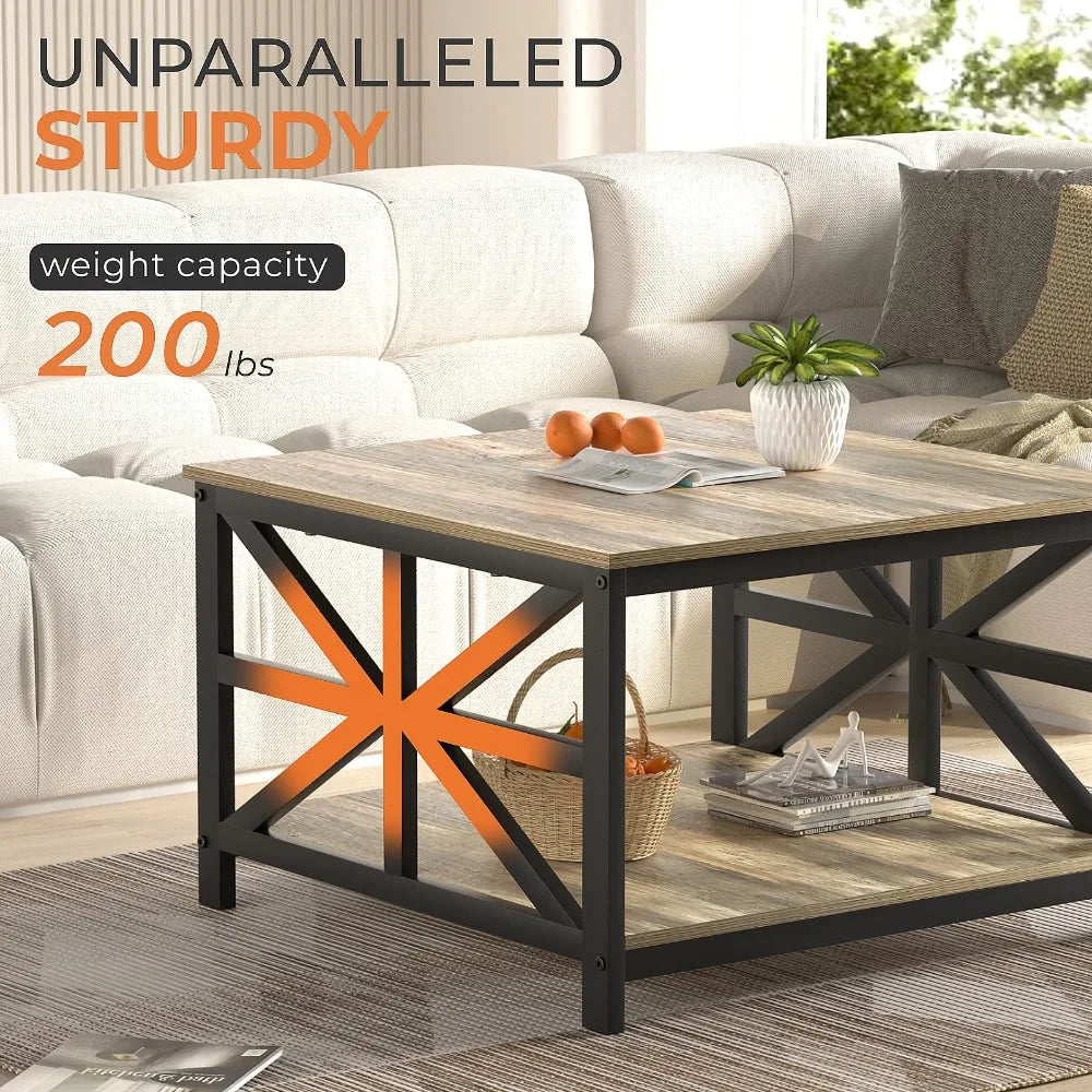 2024 New Coffee Table with Storage, Small Coffee Table for Living Room