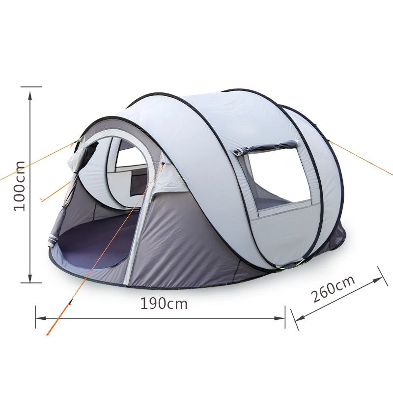 Outdoor Luxury Wholesale Pop Up Automatic Waterproof Camping Tents for Sale