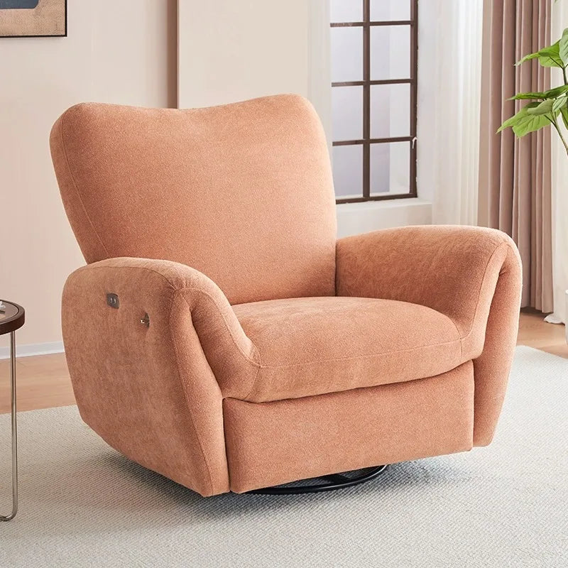 Swivel Rocking Chairs Luxury Modern Comfy Massage Reading Lounge Armchair Accent Bedroom Relax Sillas Living Room Furniture