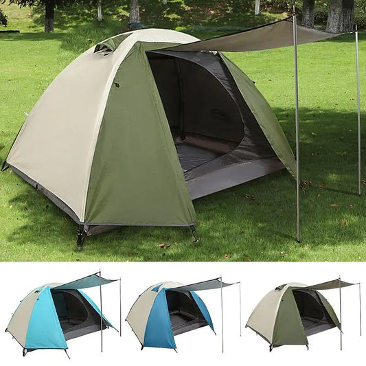 2 People Backpacking Tents Portable Ultralight Weather Resistant Tent Instant Setup Double-Thick Fabric Outdoor Camping tents