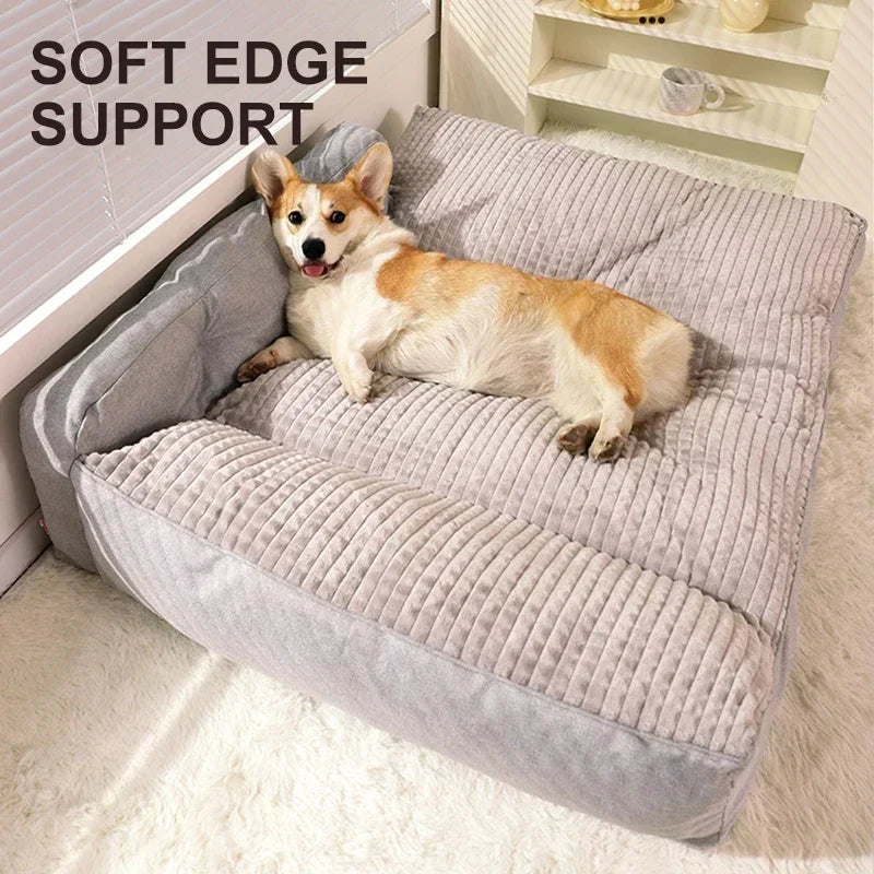 Winter Warm Dog Bed Cozy Dog Cat Sleeping Nest Mat Thickening Dog Cushion Kennel Sofa For Small Medium Big Dogs Pet Supplies