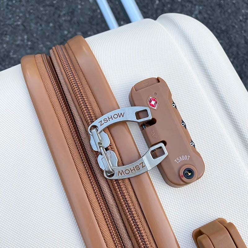 Fashion travel luggage universal wheel ins popular 20/24/26 checked trolley suitcase bag 20-inch boarding password luggage