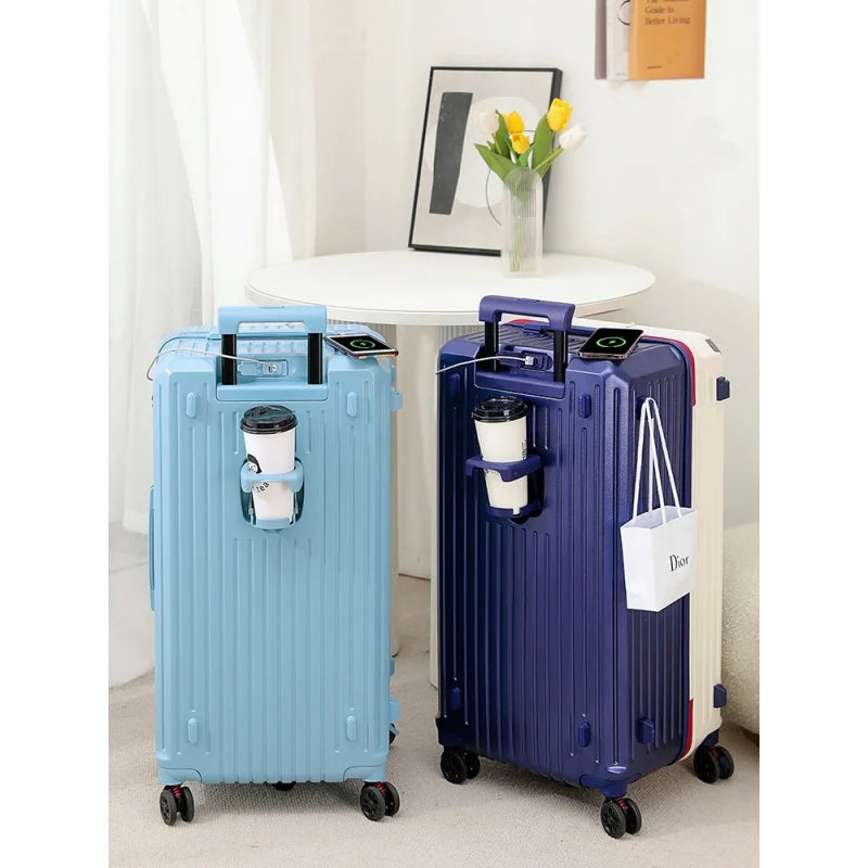 Travel Suitcase Super Light and Large Capacity Universal Luggage Strong and Durable Brake Password Universal Wheel Trolley Case