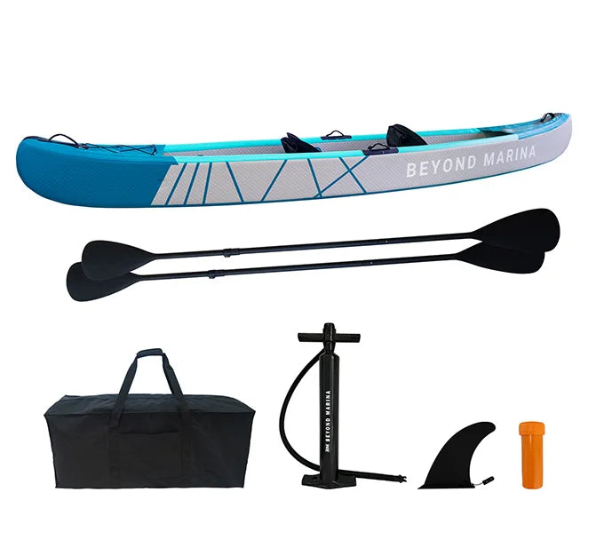 Outdoor inflatable kayak brushed inflatable kayak water sports convenient folding inflatable kayak canoe